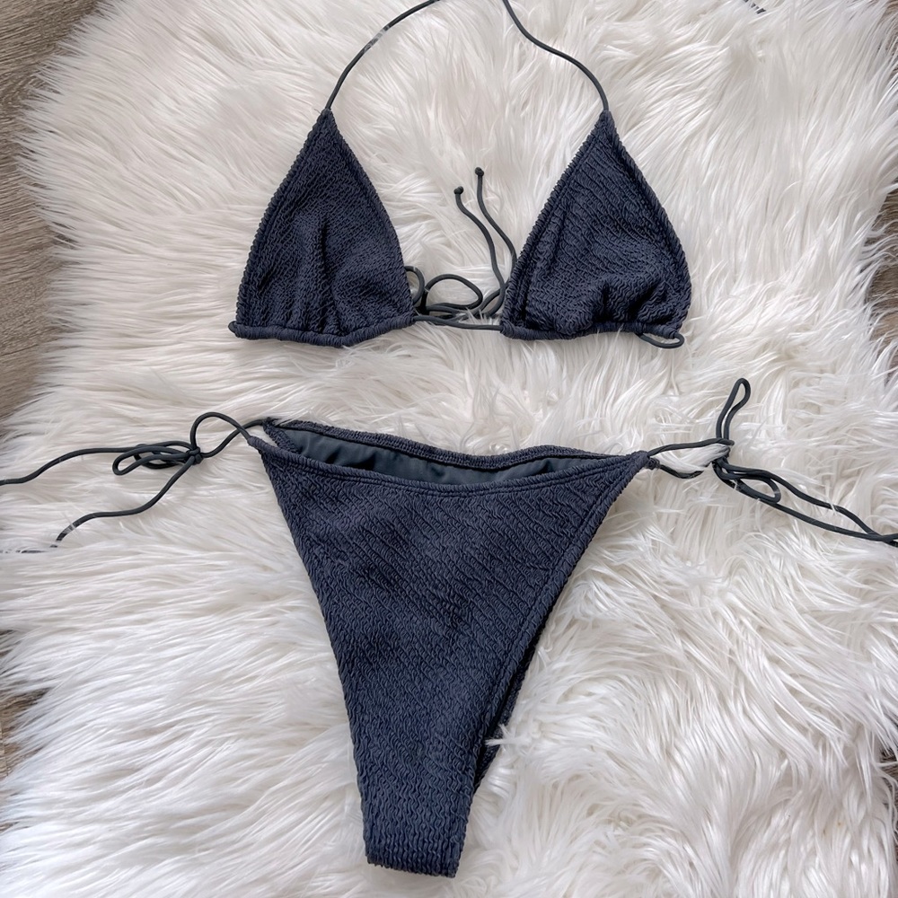 TJ Swim SUKI Bikini Set in Slate